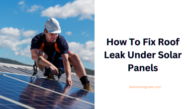How To Fix Roof Leak Under Solar Panels