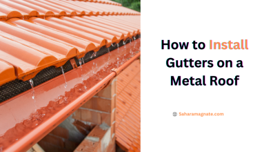 How to Install Gutters on a Metal Roof