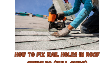 Nail Holes in Roof Shingles